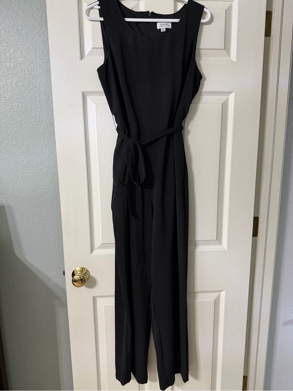 Tahari Belted Jumpsuit
